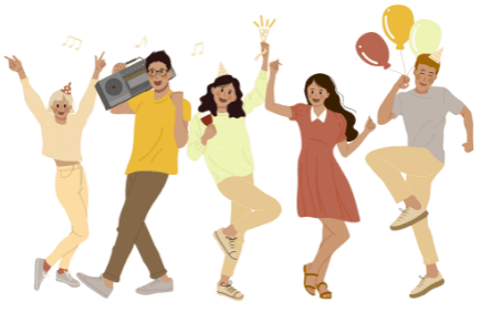 Table full of cookies at event